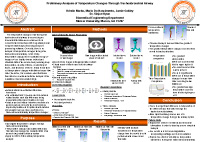 Preliminary Analysis of Temperature Changes through Tracheob